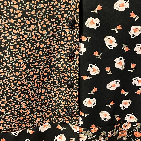 VINTAGE – Sleeveless Mixed Floral Patchwork Top (Approx. Size L) - Picture 5 of 7